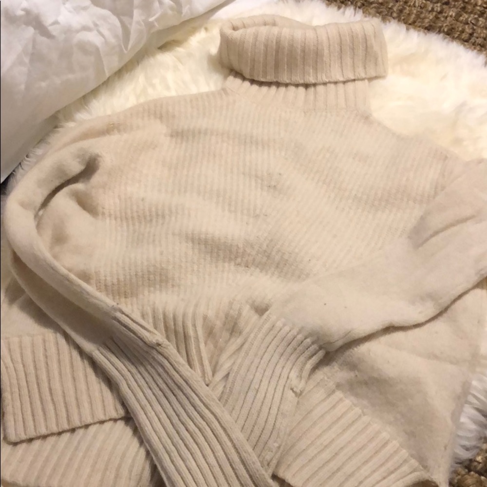 Cream Turtleneck